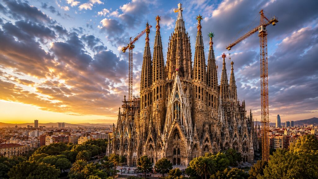 La Sagrada Familia. (Imagen IA).