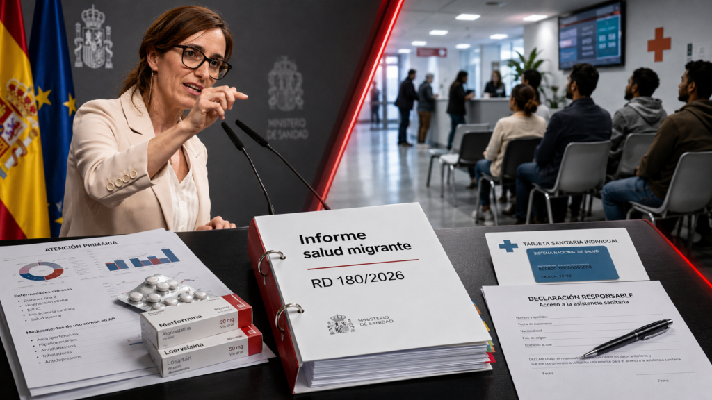 La Ministra de Sanidad, Mónica García.